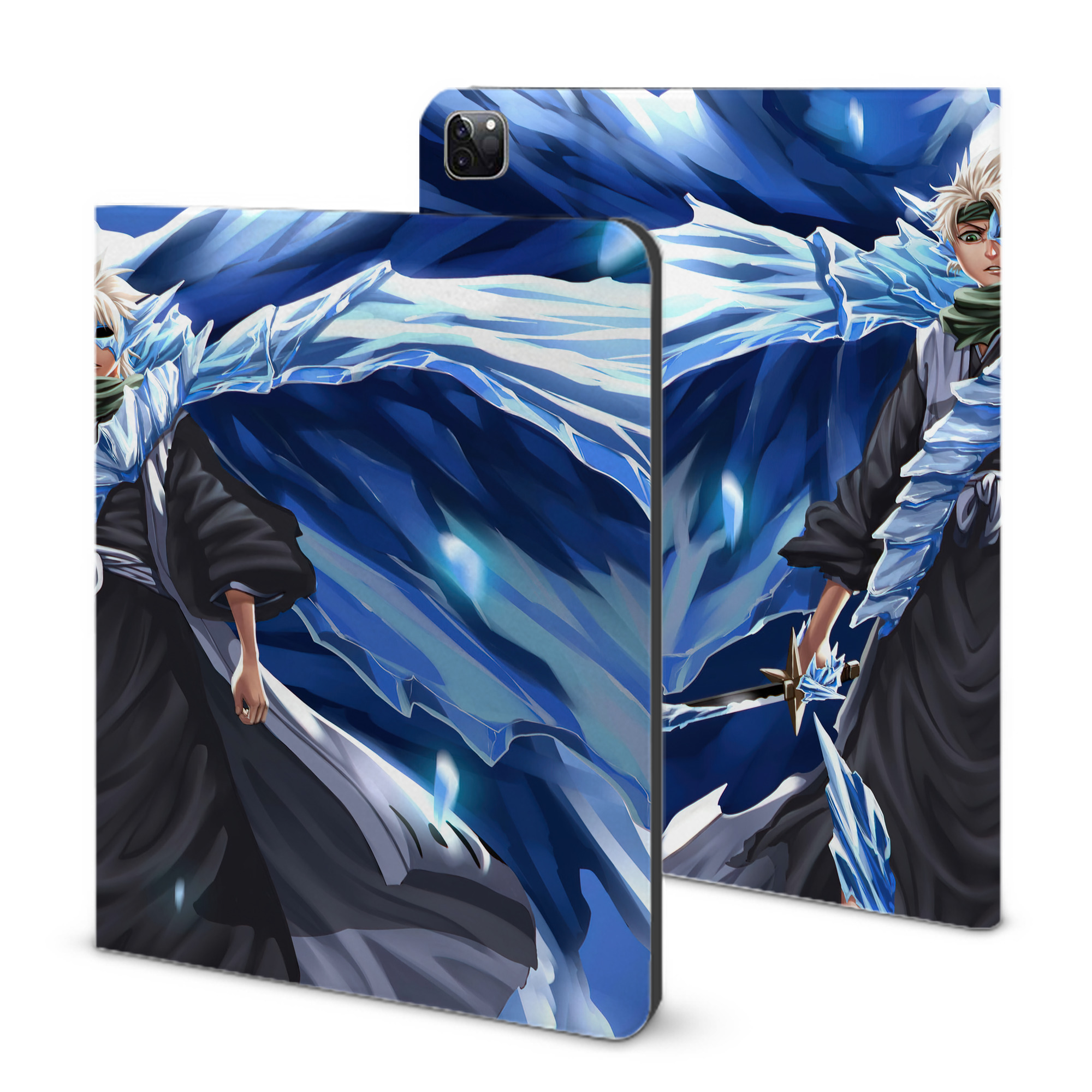 （画像用） ブリーチ BLEACH IPad ケース ブック型 PUレザー TPU 耐衝撃 軽量 薄型 ペン収納なし 全面保護 IPad 各モデル対応